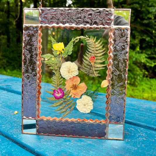 Stained Glass & Dried Flower Frame- Friday September 5th 6pm